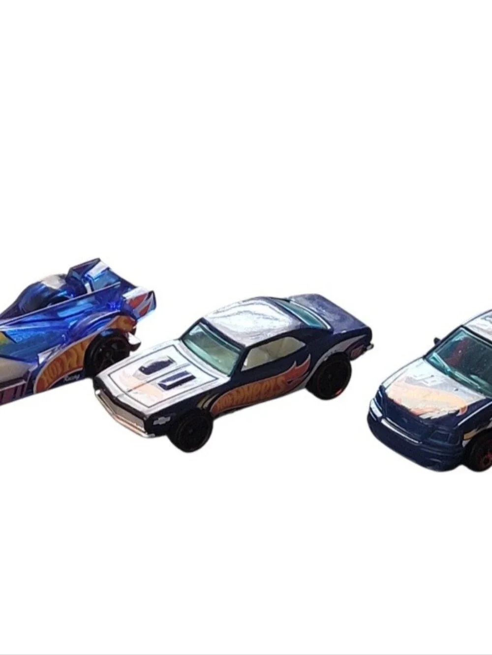 (Lot Of 3) Assorted Hot Wheels Race Team Chevy Camaro/Hi-Tech Missile/Ford F-150